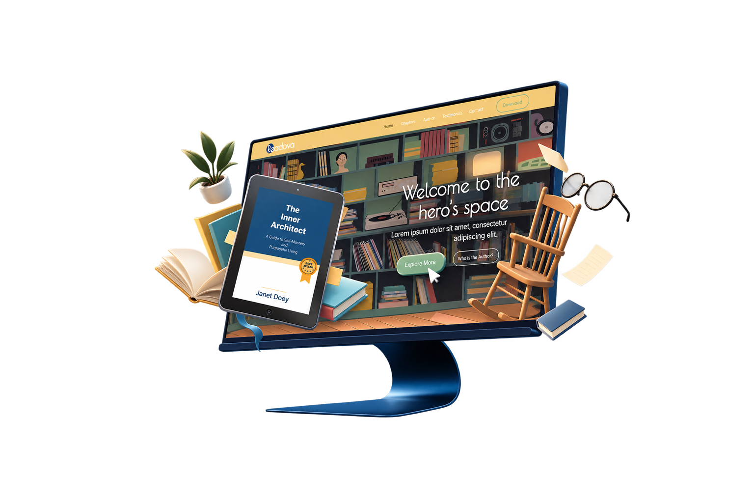 Readova is a sleek, immersive WordPress theme designed for authors and ebook creators. Showcase your story, chapters, author profile, testimonials, and ebook with a polished reading experience that keeps your content front and center.